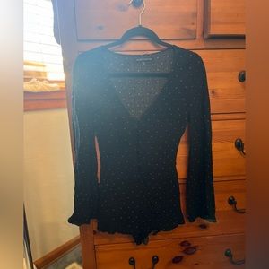 P.S Erin Wasson black romper
